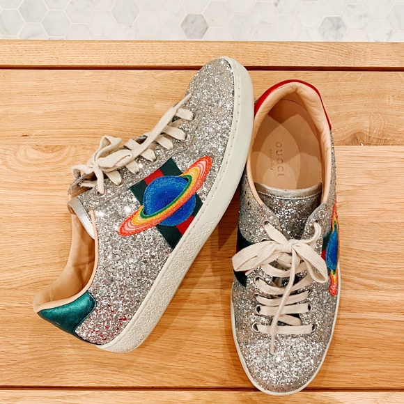 gucci sequin shoes